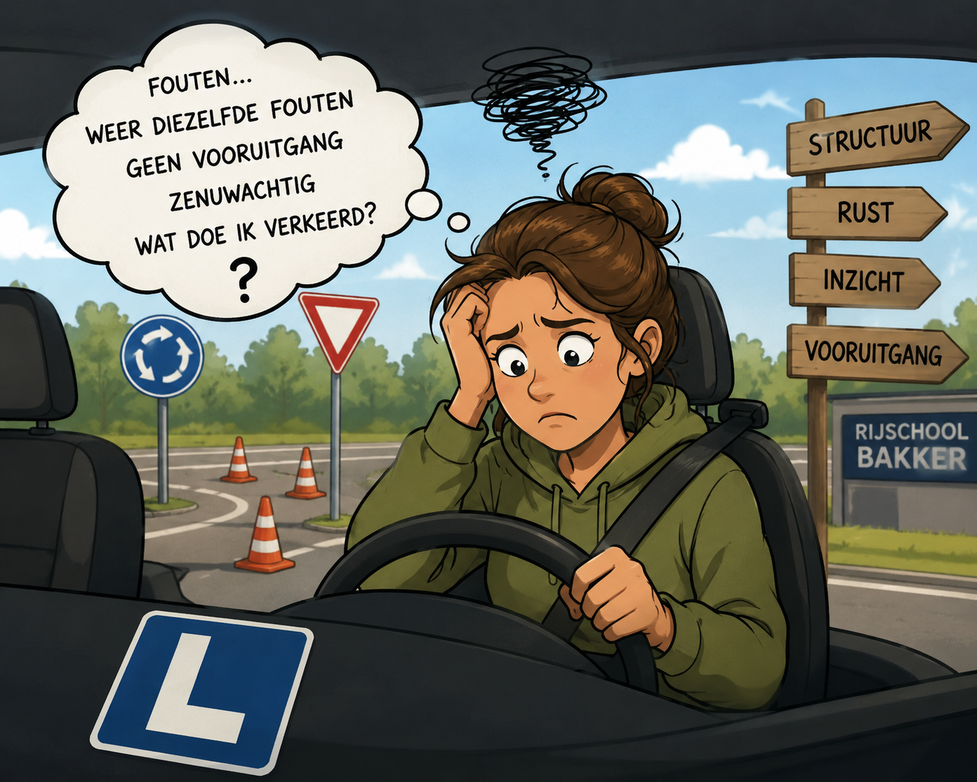 Rijles in Leeuwarden met focus op structuur en vooruitgang